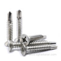 Stainless steel Cross groove countersunk head self-drilling and tapping screw